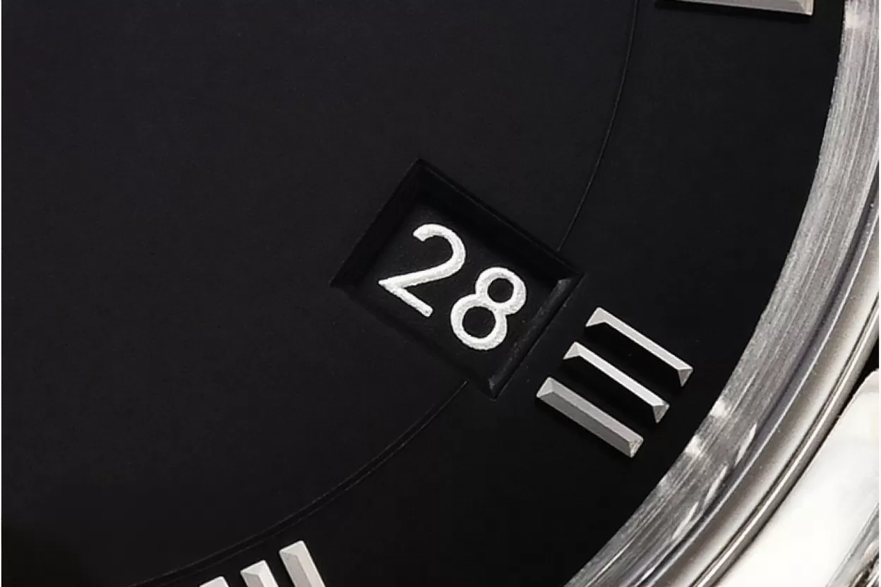 Omega ?C De Ville Mens Co ?C Axial 41mm SS / SS Black / Roman VSF A8500 - Image 2