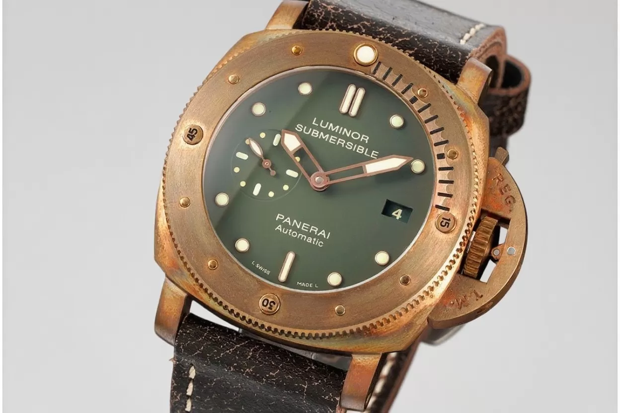 PAM382N Bronzo Submersible BR / LE Green VSF V2 Mod9000
