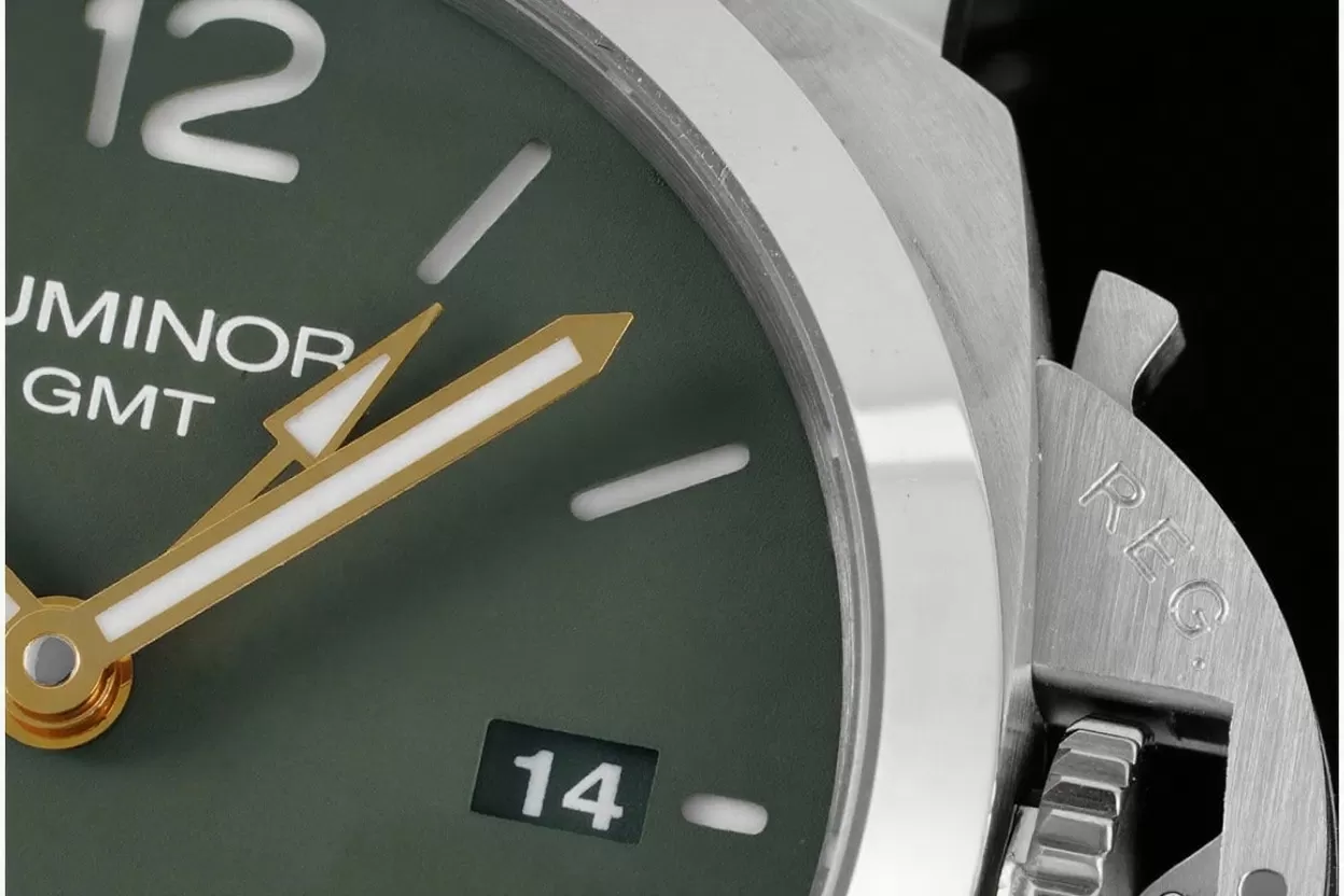 PAM1056 Luminor GMT 44mm SS / LE Green VSF P9011 Super Clone - Image 5