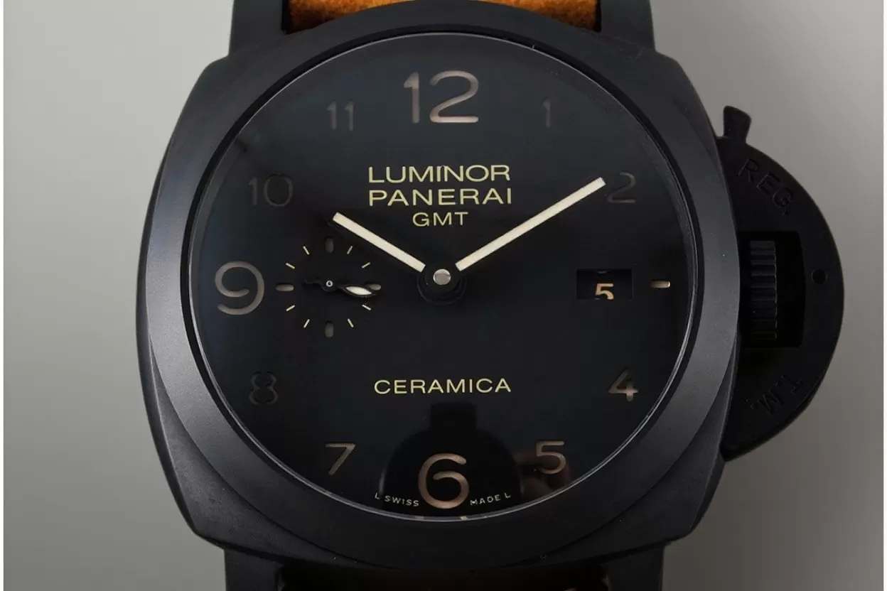 Luminor PAM441 GMT 44mm Ceramic / LE Black Dial SBF P9001 - Image 2