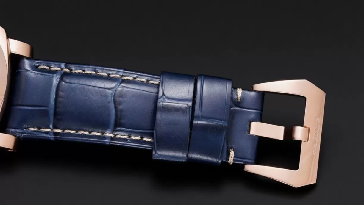 Luminor Marina PAM1114 44mm RG / LE Blue VSF P9010 - Image 19