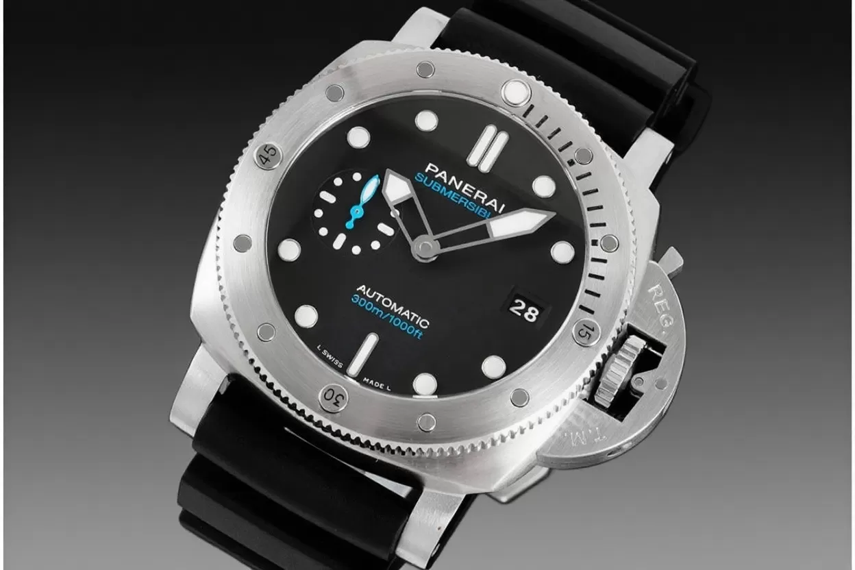 Submersible PAM1229 44mm SS / RU black Dial VSF P900