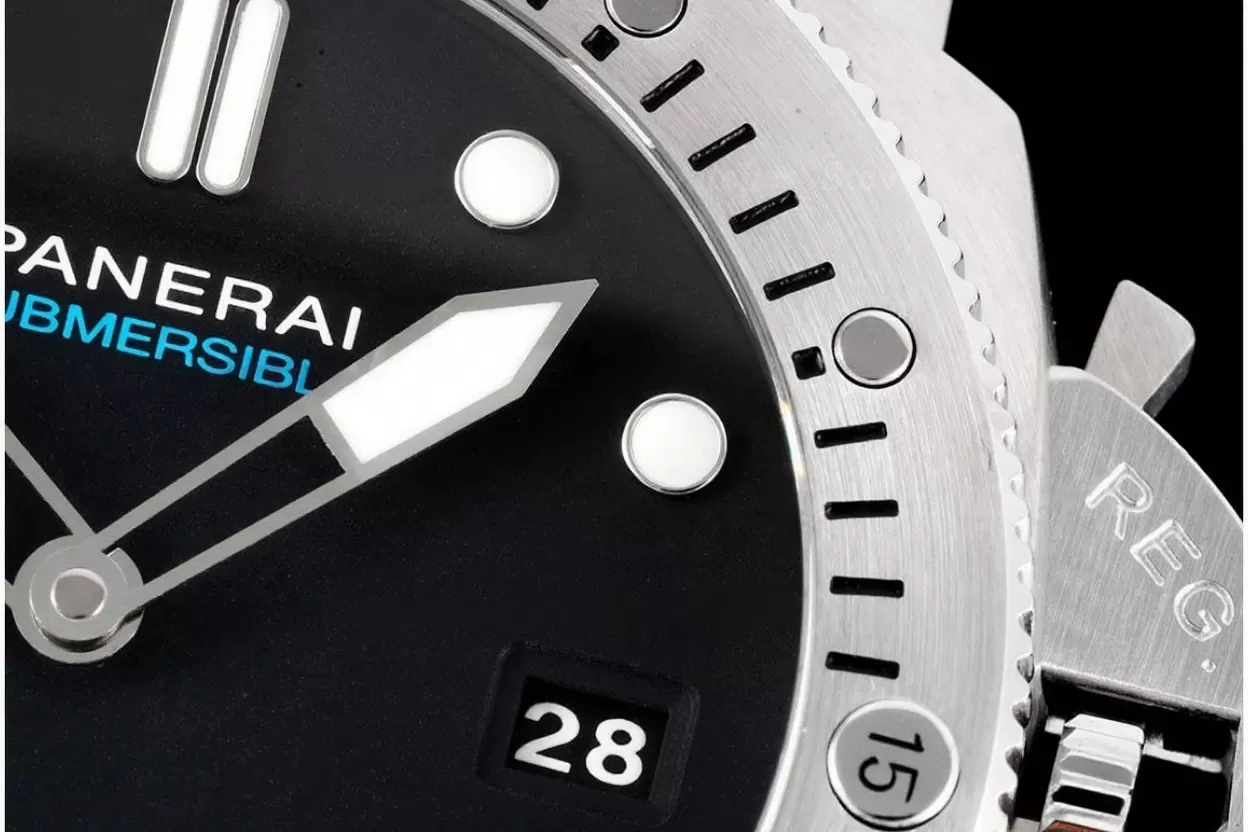 Submersible PAM1229 44mm SS / RU black Dial VSF P900 - Image 6