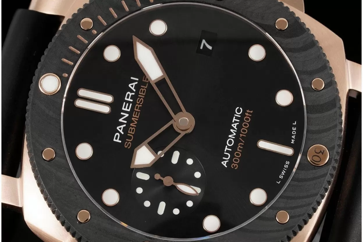 Submersible PAM1070 44mm RG / RU Black Dial VSF P900 - Image 4