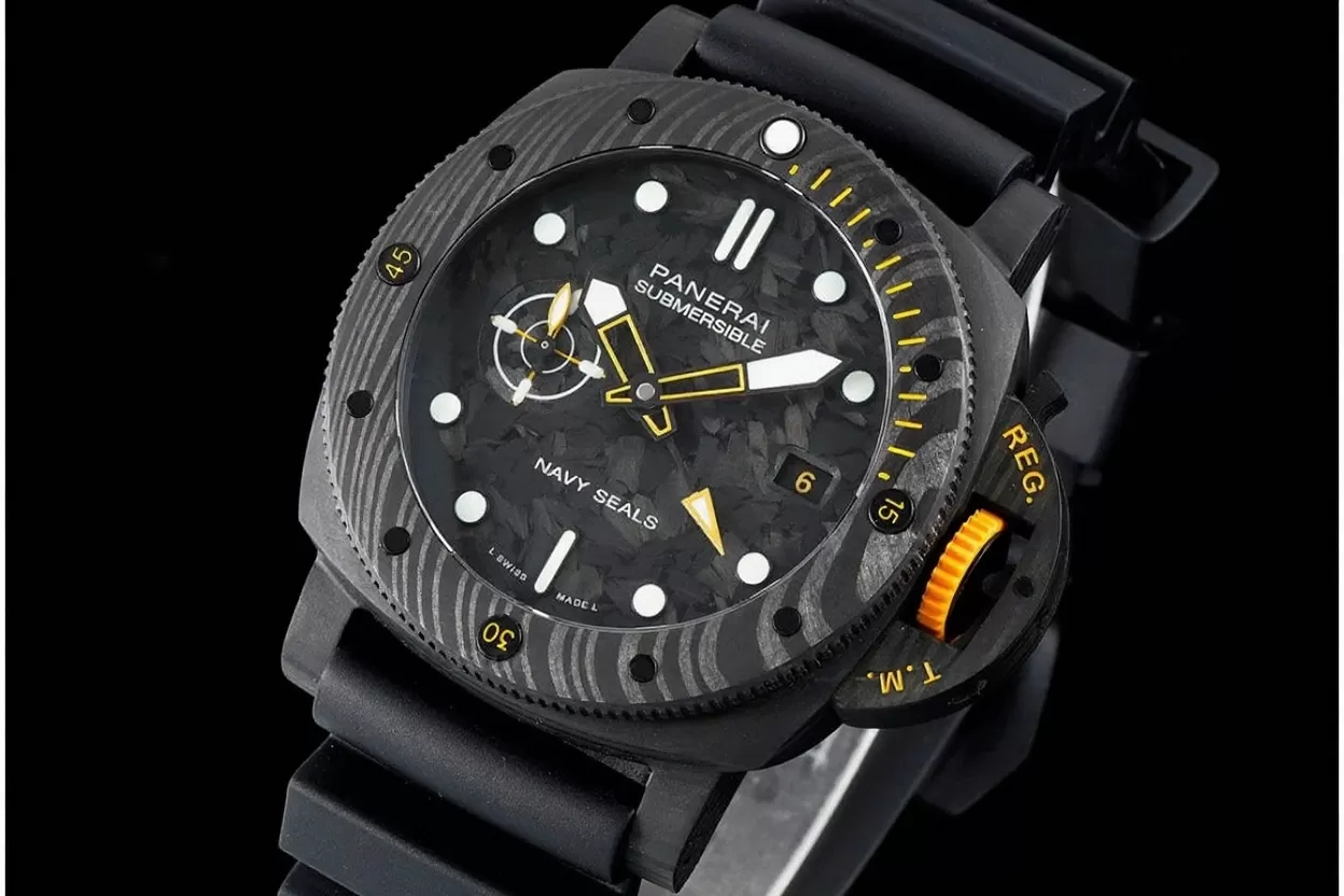 Submersible PAM1324 44mm Carbon / RU Black Dial VSF P9011