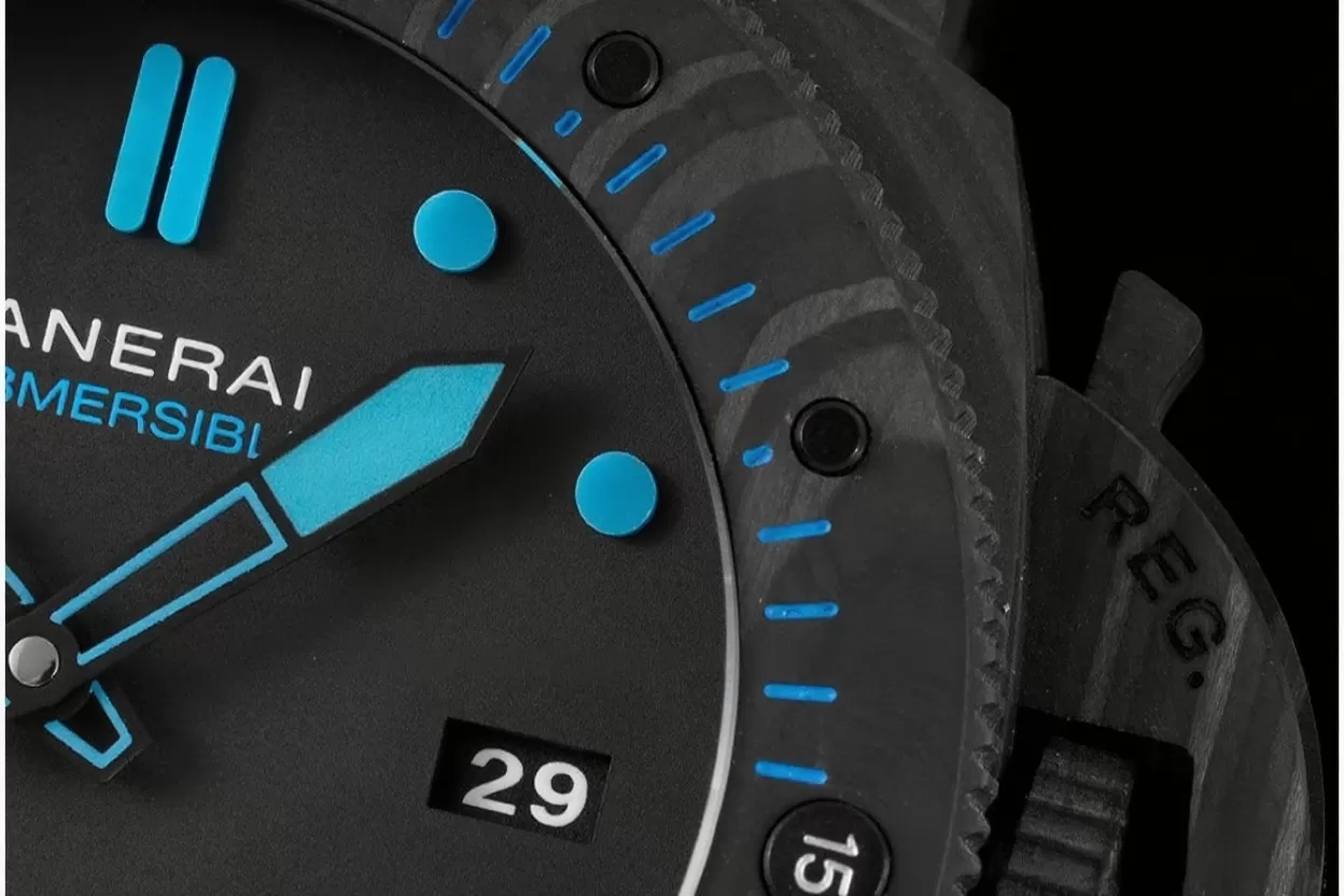 Submersible Pam1616 47mm Carbon / RU Black Dial VSF P9010 - Image 4