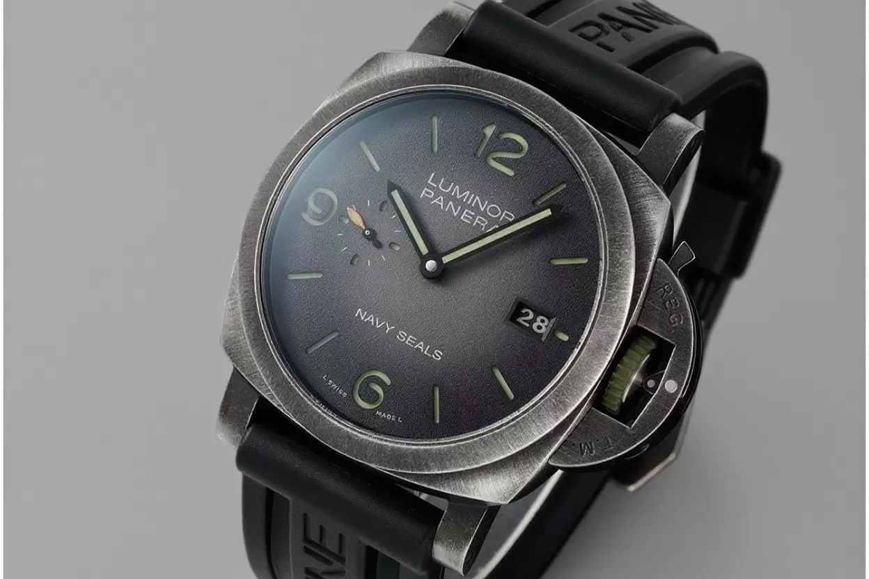 Luminor PAM1412 Navy Seals 44mm SS / RU Gradient Grey Dial VSF P9010