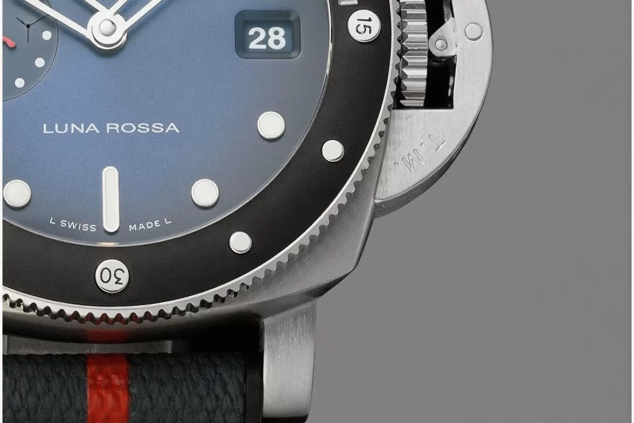Submersible PAM1565 Luna Rossa 42mm SS / RU Blue Dial VSF P900 - Image 7