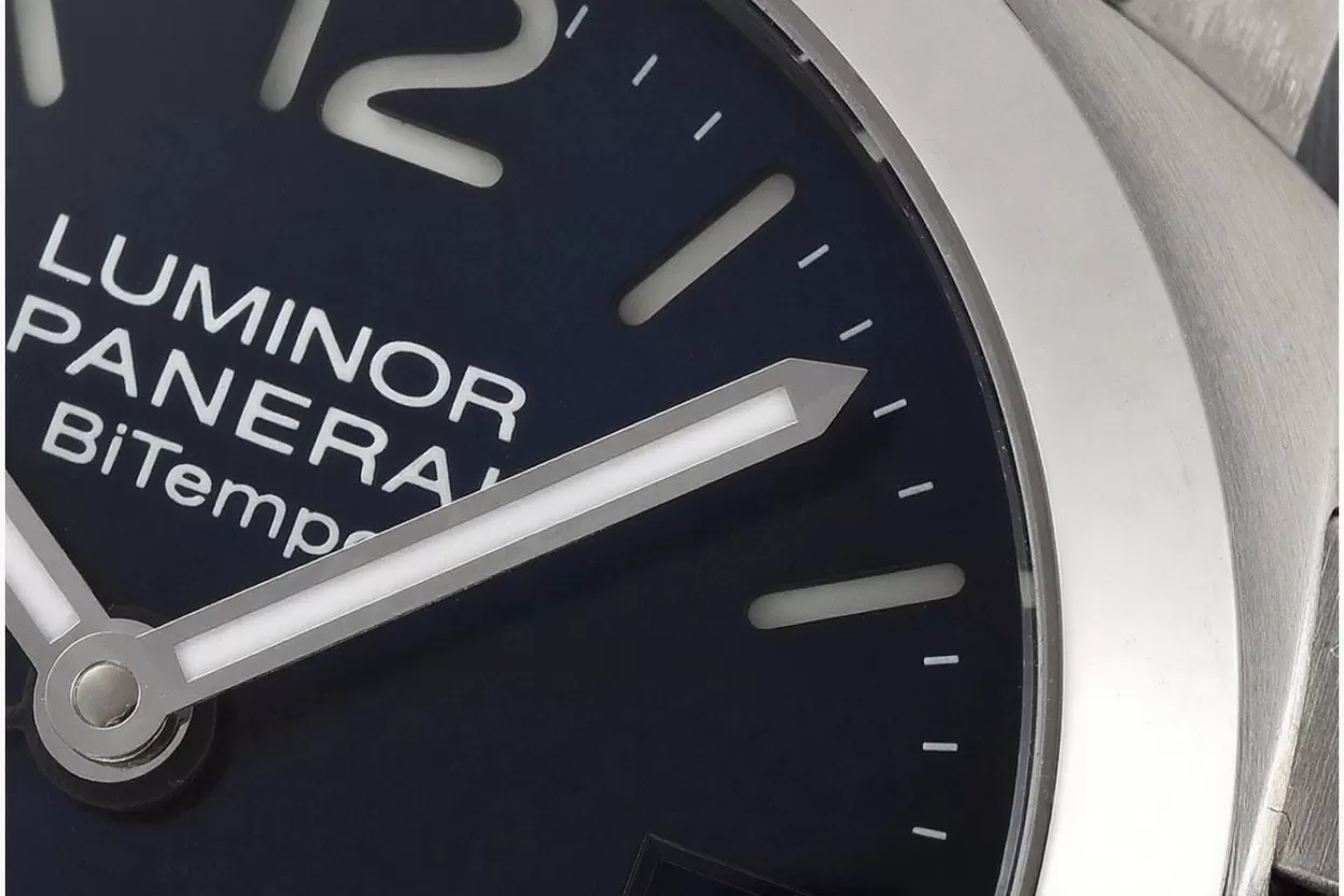 Luminor PAM1404 Bitempo GMT 40mm SS / NY Blue Dial VSF P900 - Image 5