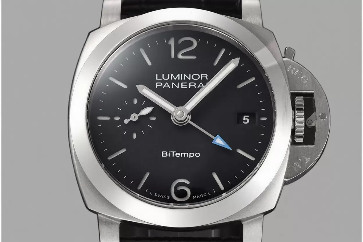 Luminor PAM1365 Bitempo GMT 40mm SS / LE Black Dial VSF P900 - Image 2