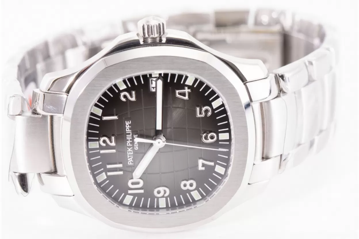 Patek Philippe ?C Aquanaut Ref.5167 SS / SS Black / Num 3KF 1:1 Asia 324 - Image 15