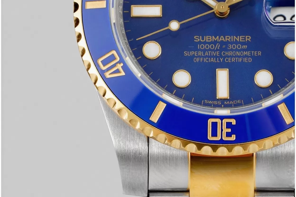 Submariner 116613LB Bluesy 40mm 904L YG / SS Blue VSF VS3135 - Image 6