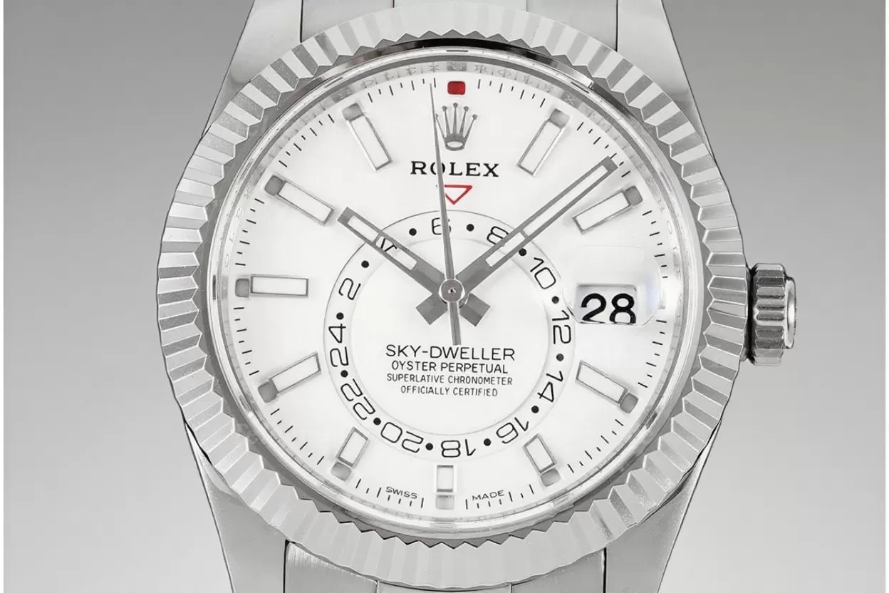 SkyDweller 326934 42mm Oys SS / SS White Dial ZF A2824 - Image 2