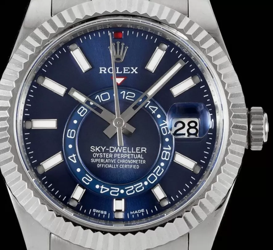 SkyDweller 326934 42mm Oys SS / SS Blue Dial ZF A2824 - Image 2