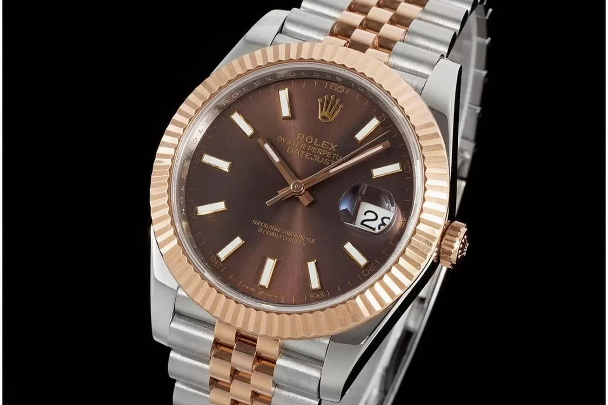 Datejust 126331 41mm Jub SS / RG Brown / Stk VSF DD3235