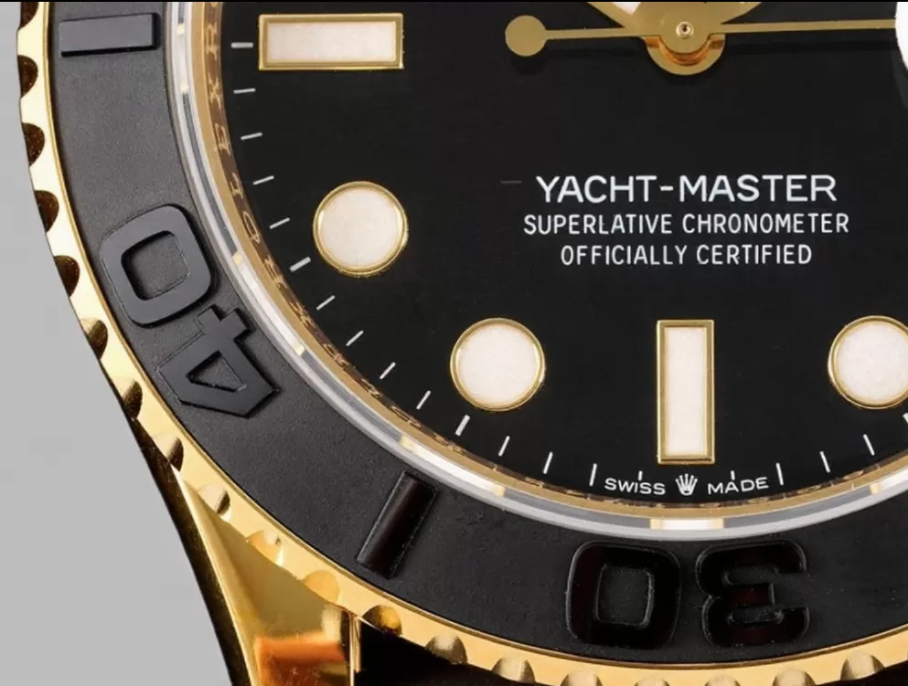 Yacht ?C Master 226658 42mm YG / RU Black / Dot VSF DD3235 - Image 7