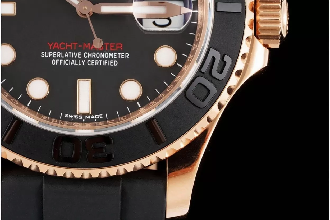Yacht ?C Master 116655 40mm RG / RU Black / Dot VSF VS3135 - Image 6