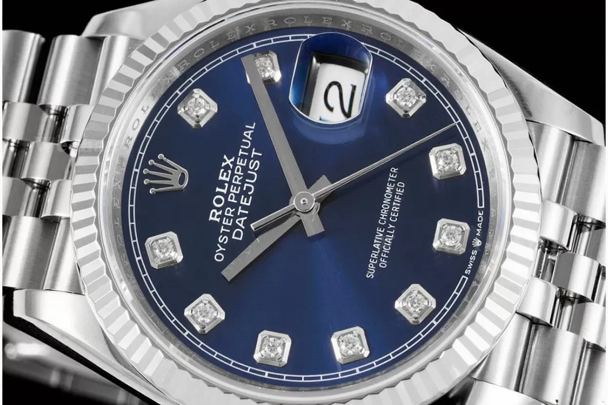 Datejust 126234 36mm Jub SS / SS Blue / Dia VSF DD3235 - Image 2