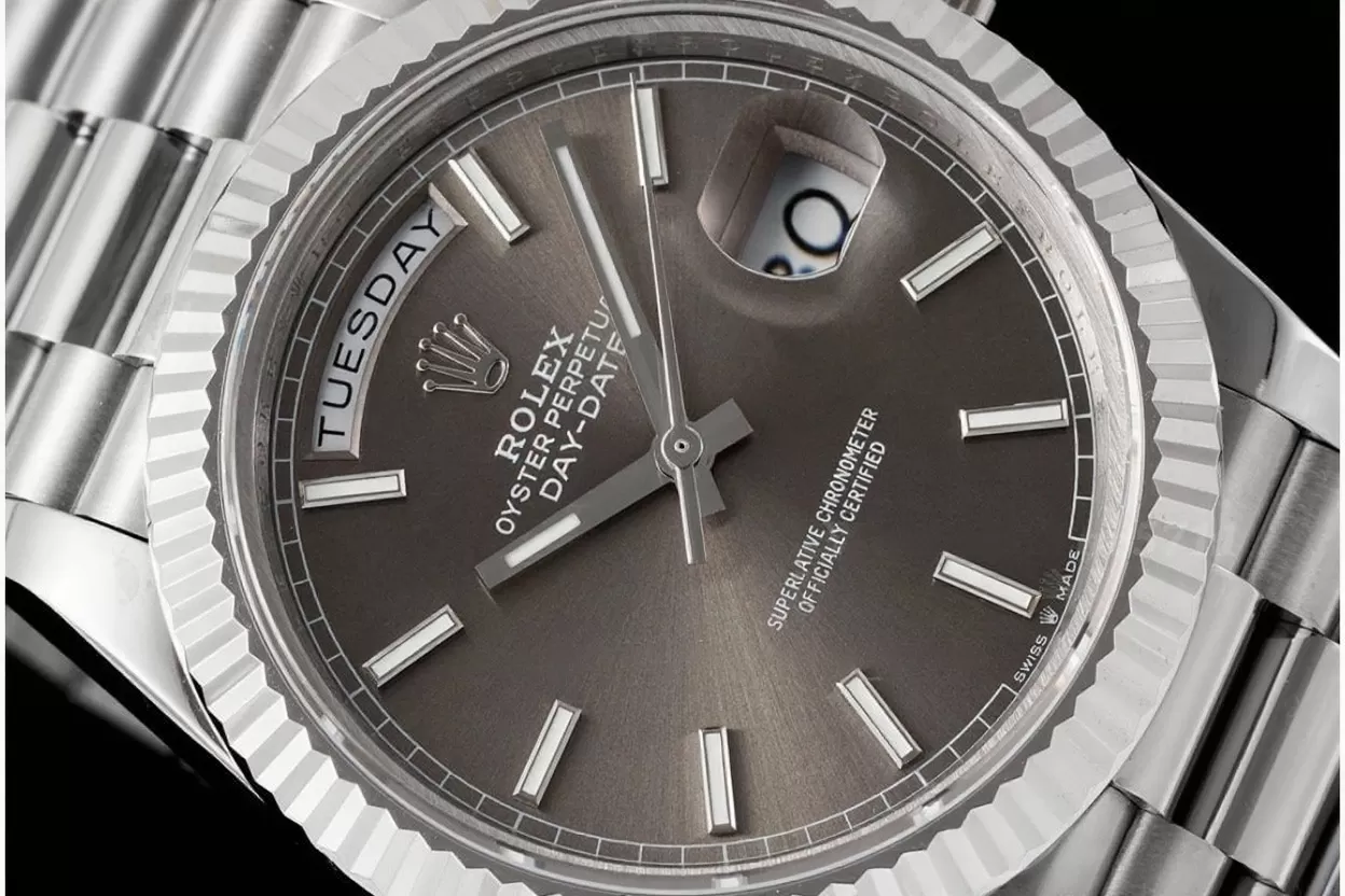 DayDate 228239 40mm Pres SS / SS Grey Dial GMF A2836 (Gain Weight) - Image 3
