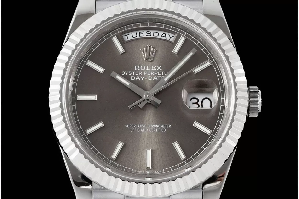 DayDate 228239 40mm Pres SS / SS Grey Dial GMF A2836 (Gain Weight) - Image 2