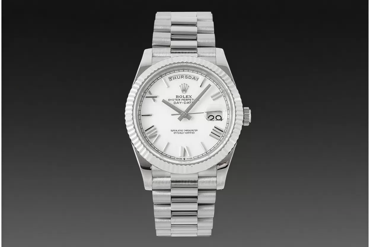 DayDate 228239 40mm Pres SS / SS White Dial GMF A2836 (Gain Weight)