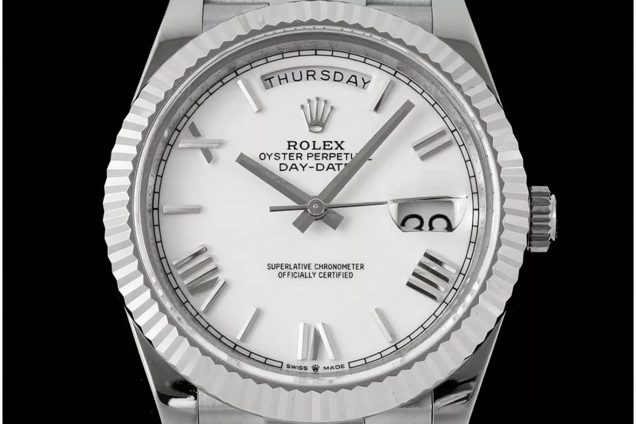 DayDate 228239 40mm Pres SS / SS White Dial GMF A2836 (Gain Weight) - Image 2