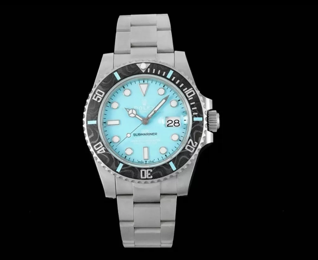 Submariner DIW 40mm 904L SS / SS Tiffany Dial VSF VS3135