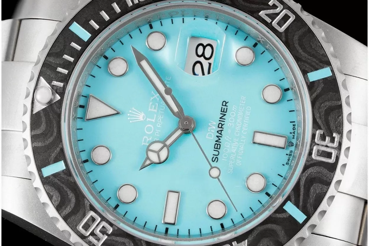 Submariner DIW 40mm 904L SS / SS Tiffany Dial VSF VS3135 - Image 3