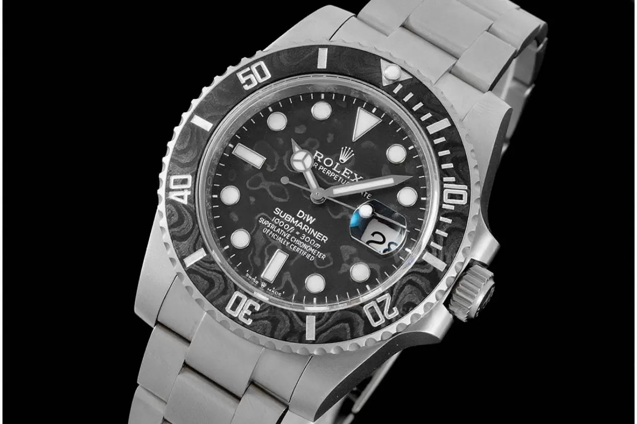 Submariner DIW 40mm 904L SS / SS Carbon Dial VSF VS3135