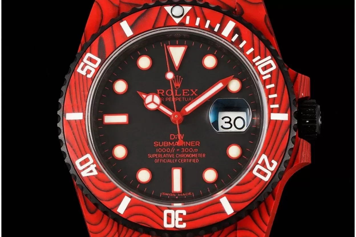 Submariner DIW 40mm 904L SS / NY Red Dial VSF VS3135 - Image 2