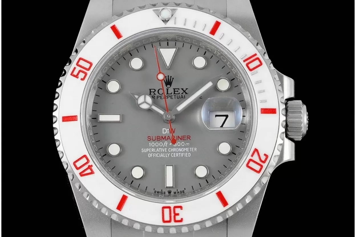 Submariner DIW 40mm 904L TI / TI Grey Dial DIWF VR3135 - Image 2