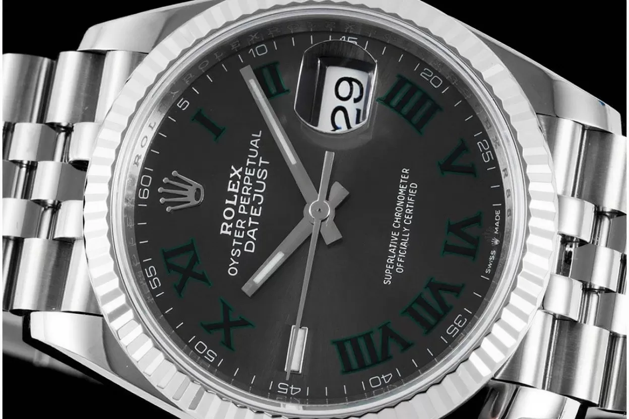 Datejust 126234 36mm Wimbledon Jub SS / SS Grey / Rmn VSF DD3235 - Image 3