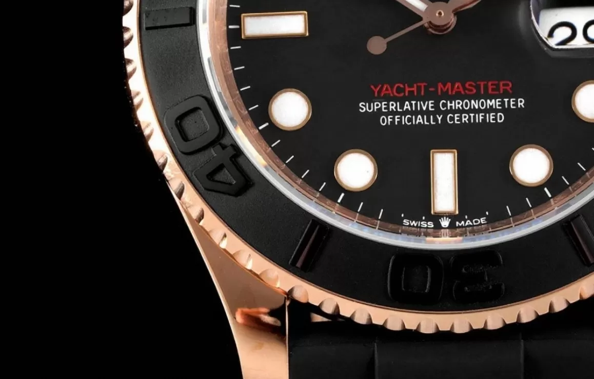 Yacht ?C Master 126655 40mm RG / RU Black / Dot VSF DD3235 - Image 4