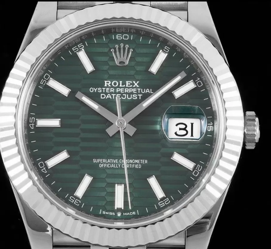 Datejust 126334 41mm Jub SS / SS Green Textured Dial VSF DD3235 - Image 2