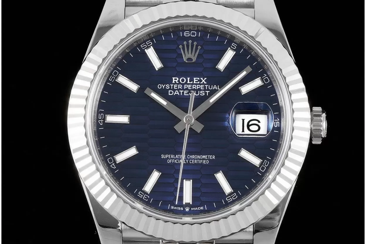 Datejust 126334 41mm Jub SS / SS Blue Textured Dial VSF DD3235 - Image 2