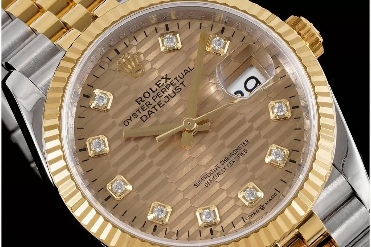 Datejust 126233 36mm Jub YG / SS Textured Gold / Dia VSF DD3235 - Image 2