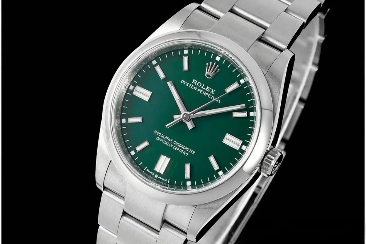 Oyster Perpetual 126000 36mm SS / SS Green / Stk VSF VS3230 Super Clone - Image 2