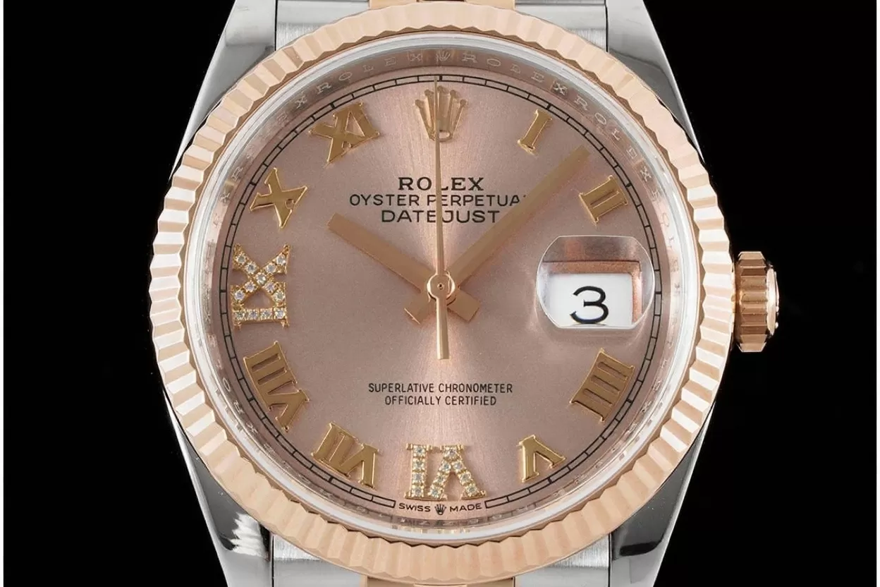 Datejust 126231 36mm Jub RG / SS Rose Gold / Rmn VSF DD3235 - Image 2