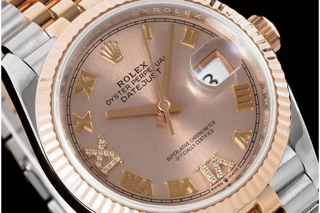 Datejust 126231 36mm Jub RG / SS Rose Gold / Rmn VSF DD3235 - Image 3