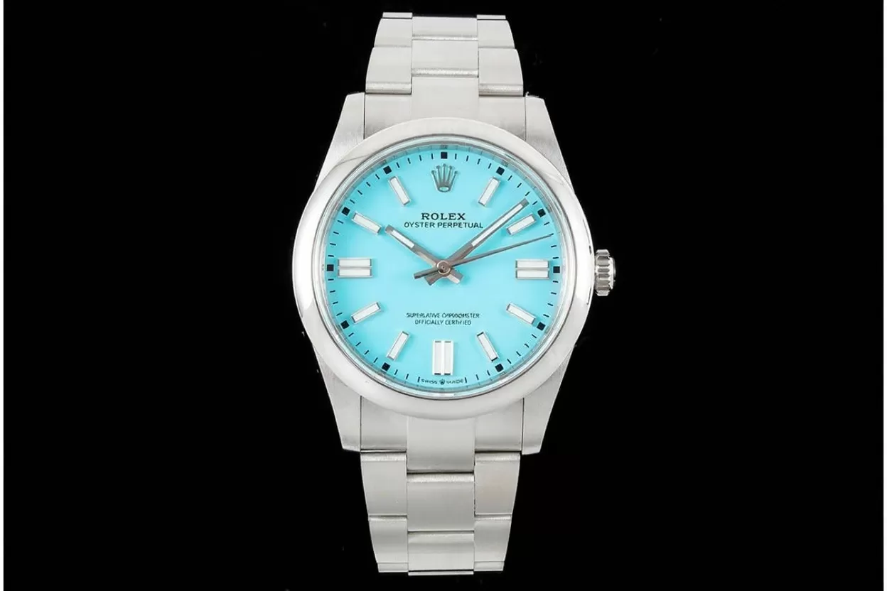 Oyster Perpetual 124300 41mm SS / SS Tiffany Blue Dial VSF VS3230 - Image 3