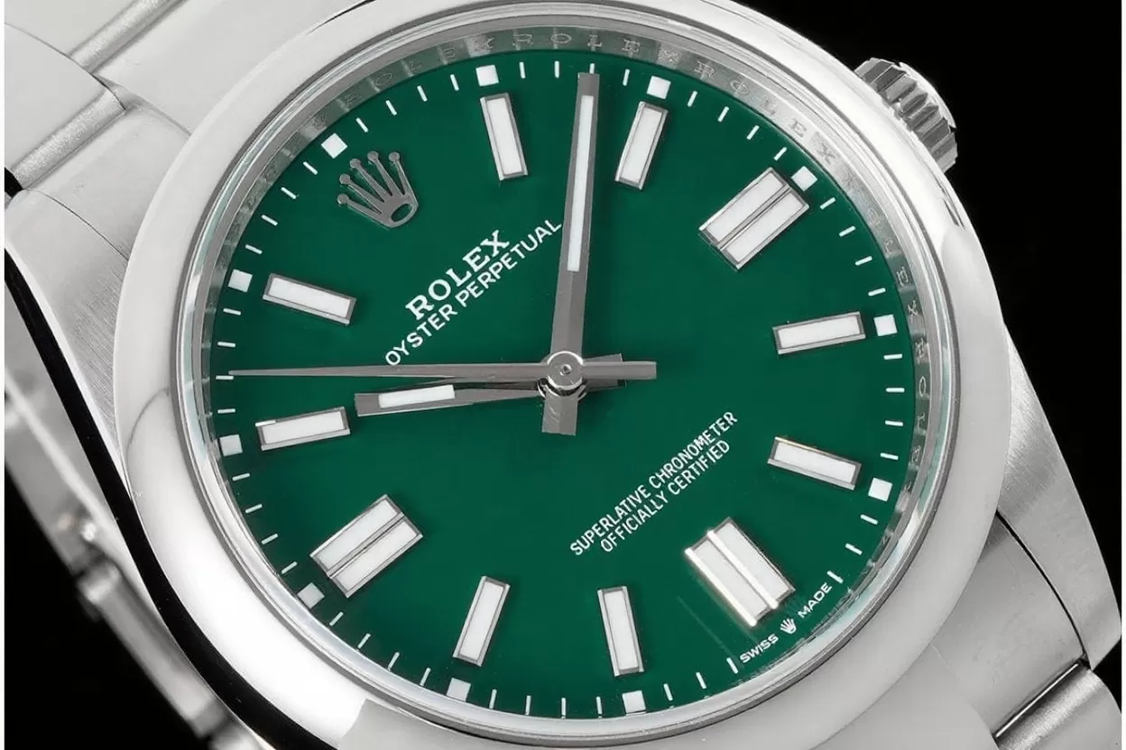 Oyster Perpetual 124300 41mm SS / SS Green Dial VSF VS3230 - Image 4