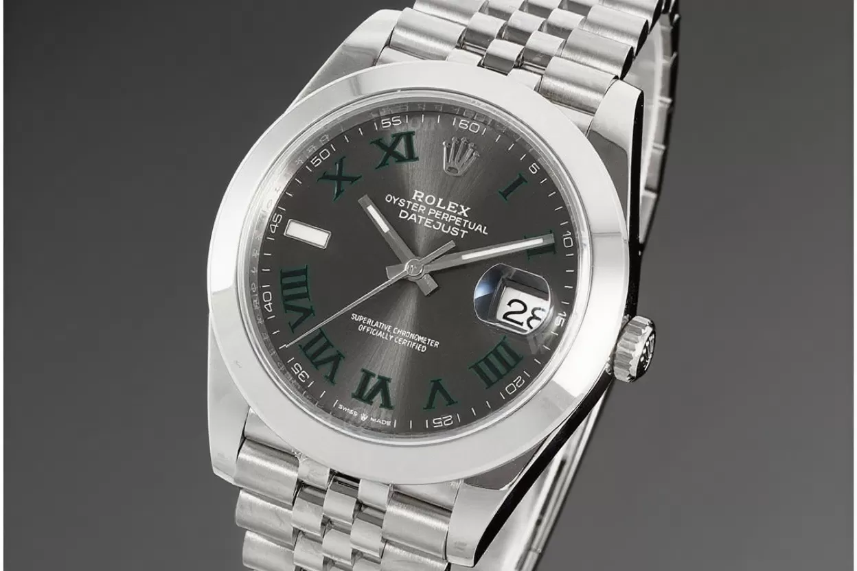 Datejust 126300 41mm Wimbledon Jub SS / SS Grey / Rmn VSF DD3235