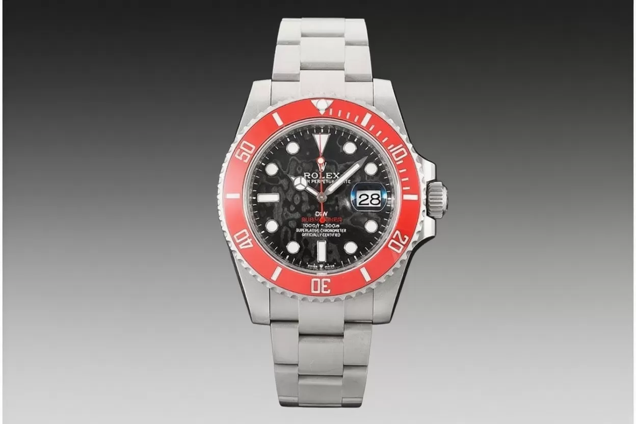 Submariner DIW 40mm Red SS / SS Carbon Dial VSF VS3135 - Image 4
