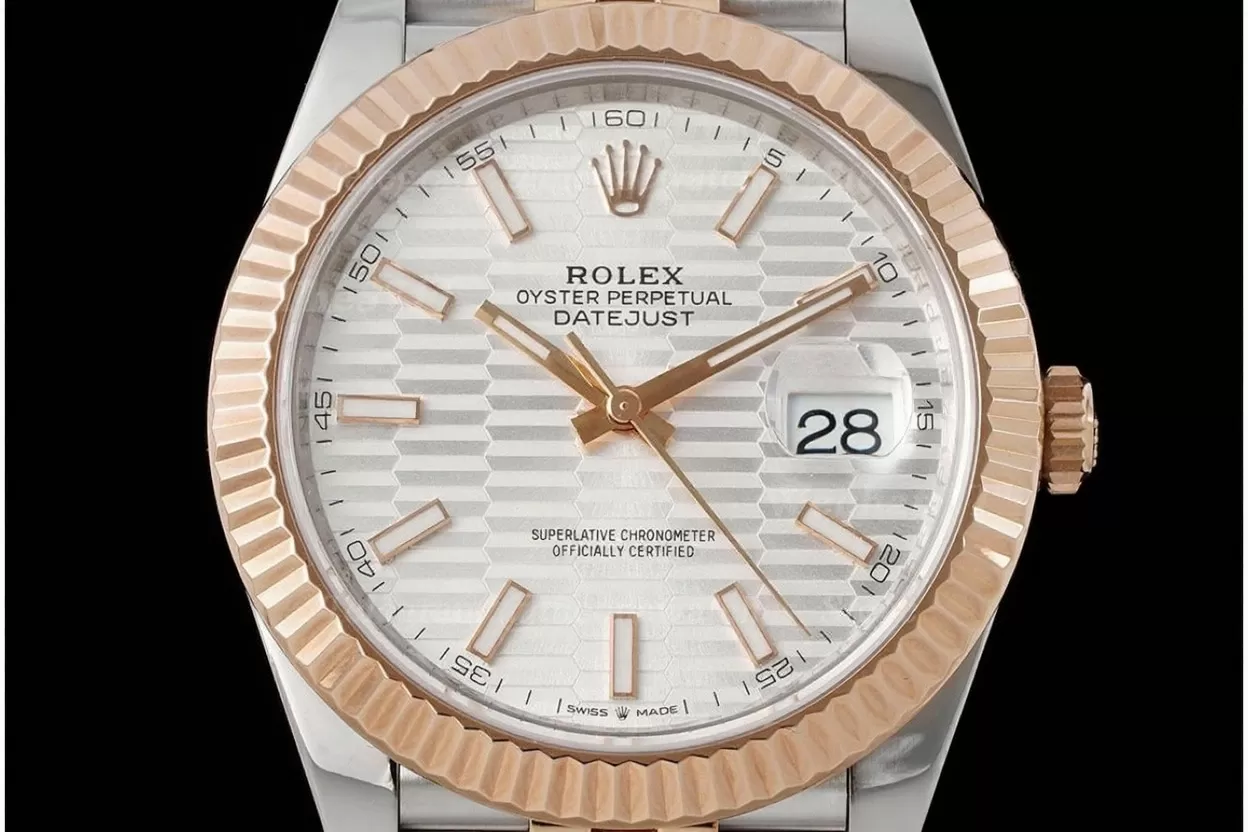 Datejust 126331 41mm Jub RG / SS Silver Textured Dial VSF DD3235 - Image 2