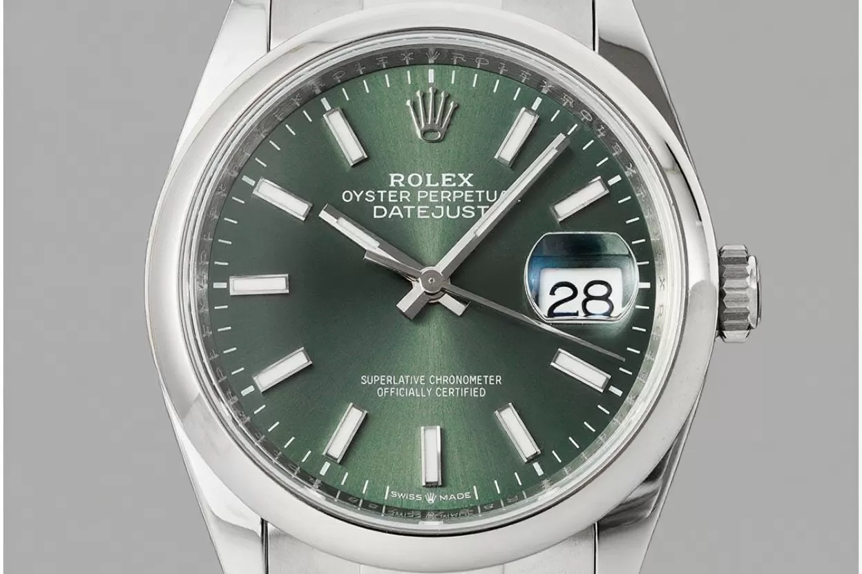 Datejust 126200 36mm Oys SS / SS Green Dial VSF DD3235 - Image 2