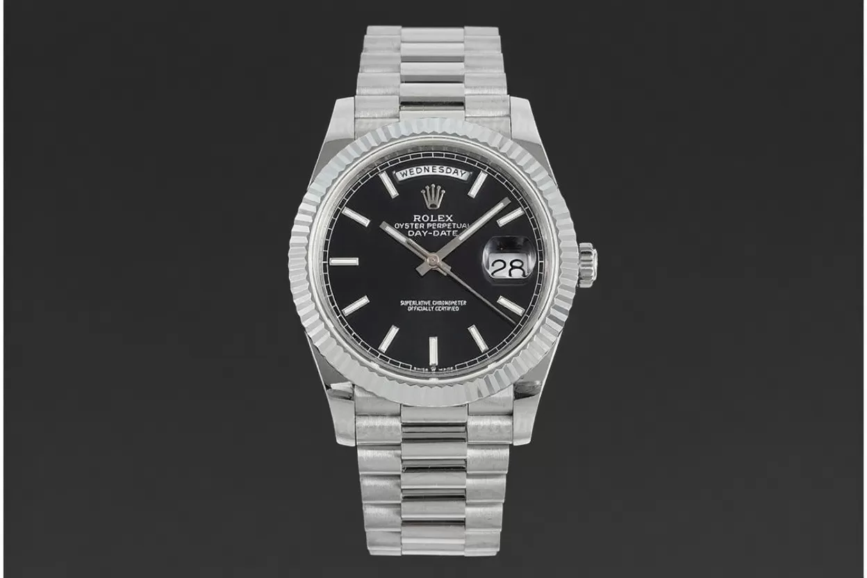 DayDate 228239 40mm SS / SS Black / Stk JDF V4 VR3255 (Gain Weight) - Image 4