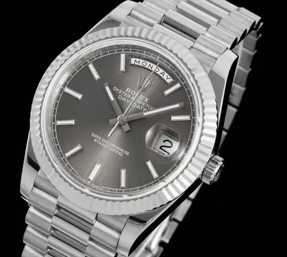 DayDate 228239 40mm SS / SS Grey / Stk JDF V4 VR3255 (Gain Weight)
