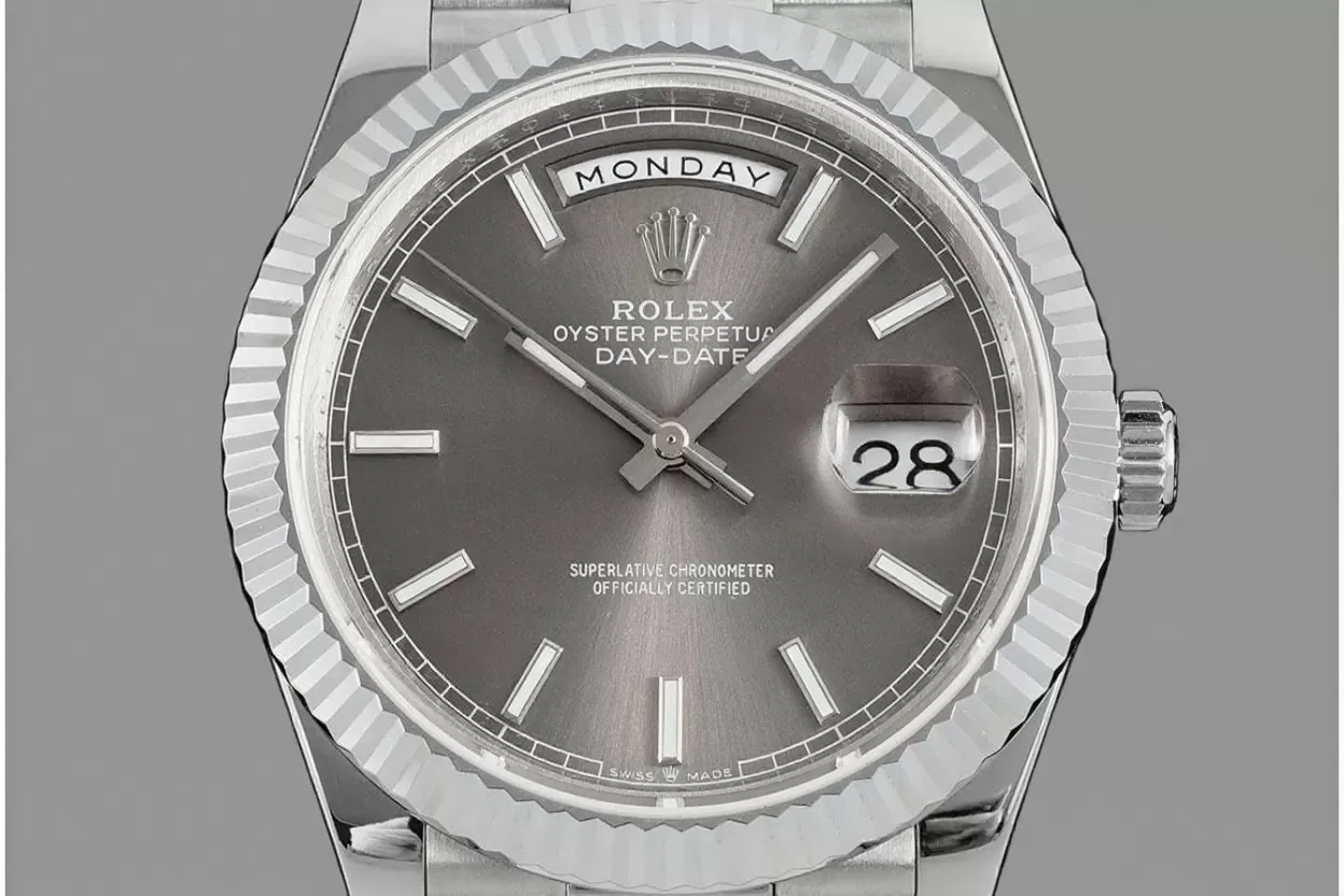 DayDate 228239 40mm SS / SS Grey / Stk JDF V4 VR3255 (Gain Weight) - Image 2