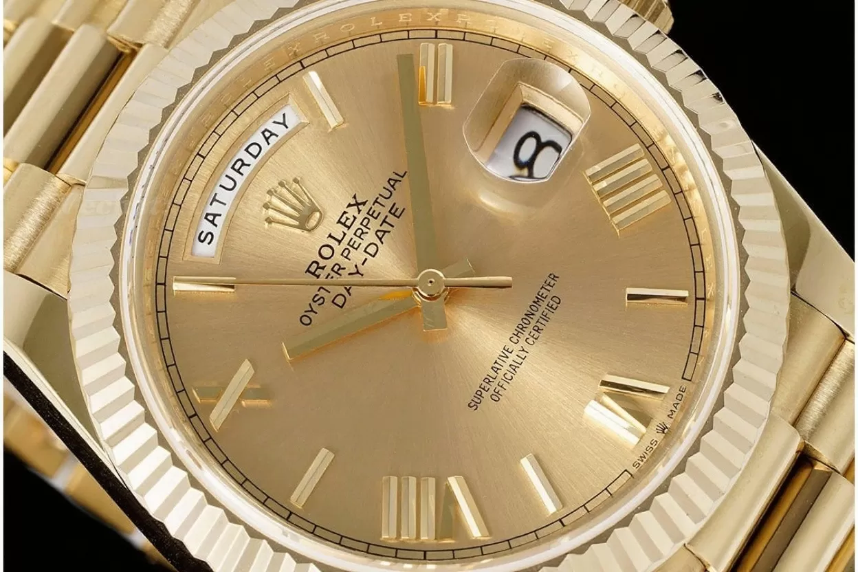 DayDate 228238 40mm YG / YG O Gold Dial JDF V4 VR3255 (Gain Weight) - Image 2