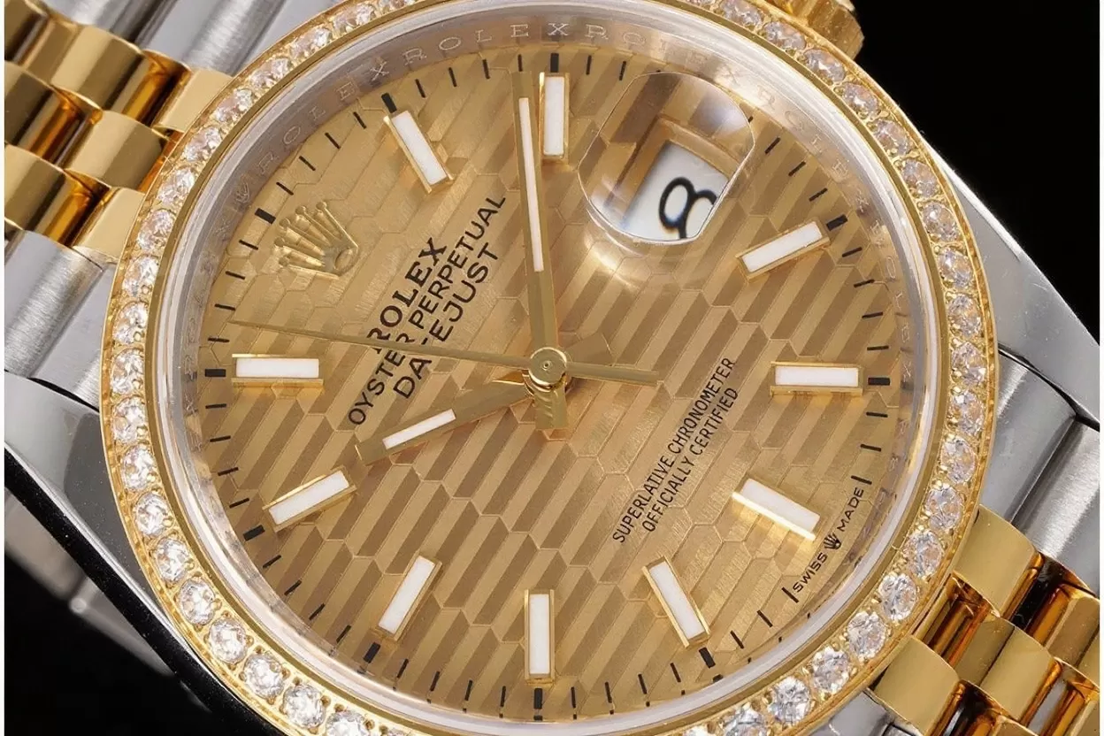 Datejust 126283 36mm Jub Dia YG / SS Gold Textured Dial VSF DD3235 - Image 3